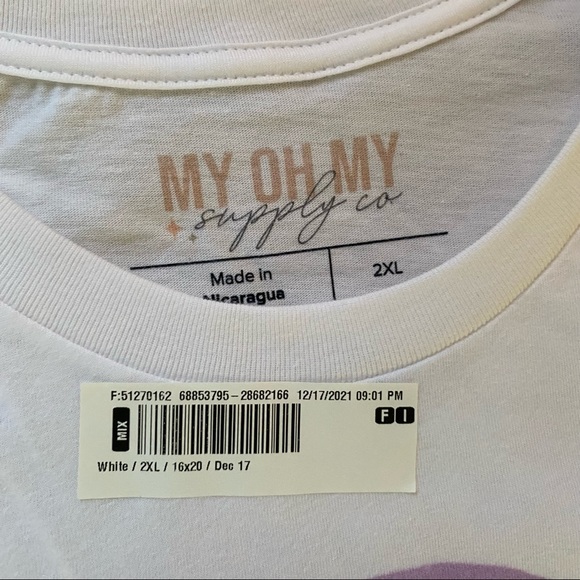 🆕 Disney The Little Mermaid Ariel Inspired Crewneck Cut Short Sleeve T-Shirt - Picture 3 of 4